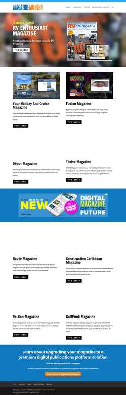 Zrzut ekranu magazinelaunch.com