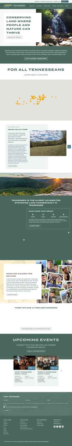 Screenshot tenngreen.org
