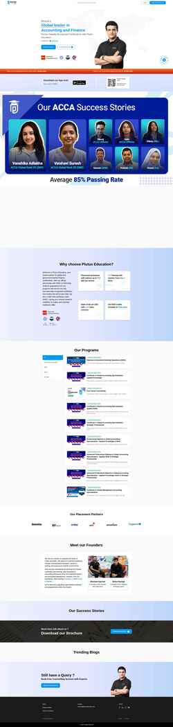 Captura de pantalla plutuseducation.com