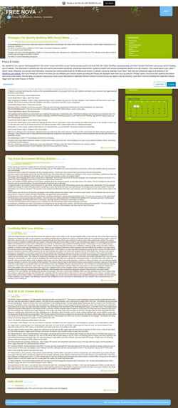 Screenshot freenova.wordpress.com
