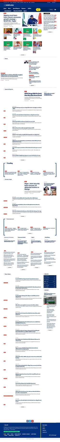 Screenshot keeploss.com