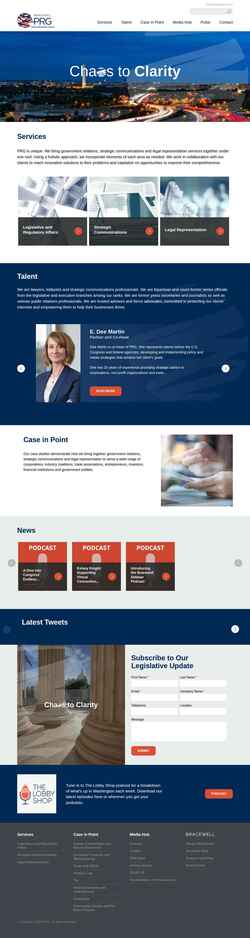 Screenshot www.policyresolutiongroup.com