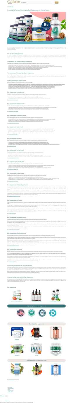 Screenshot best-supplements.colibrim.com