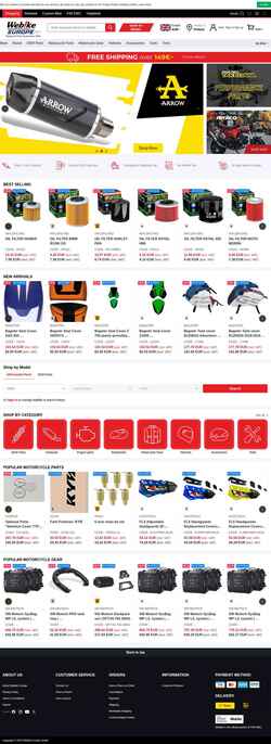 Screenshot webike.eu.com