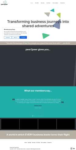 Screenshot peer2peer.global