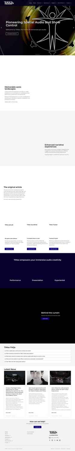 Captura de pantalla timaxspatial.com