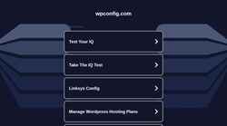 Schermata wpconfig.com