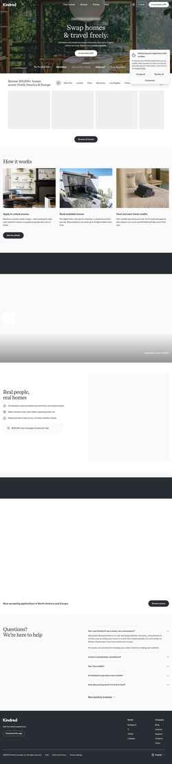 Screenshot livekindred.com
