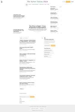Skärmdump www.thepythoncodingstack.com