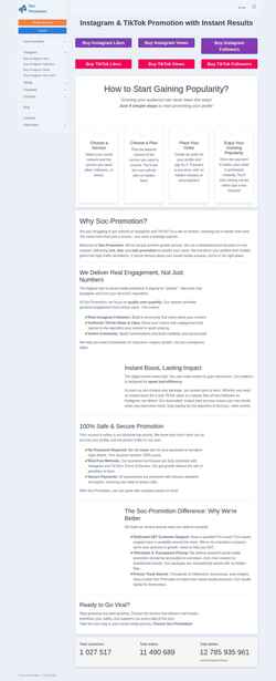 Screenshot soc-promotion.com
