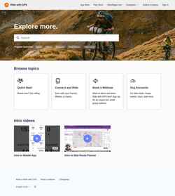 Captura de pantalla support.ridewithgps.com