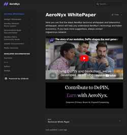 Screenshot docs.aeronyx.network
