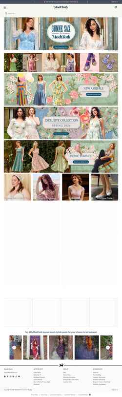 Ekran görüntüsü modcloth.com