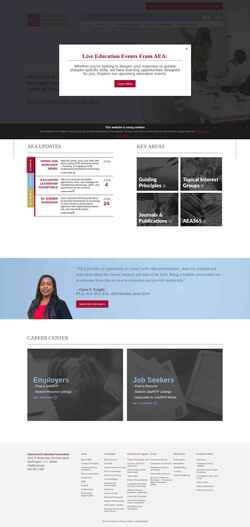Screenshot www.eval.org