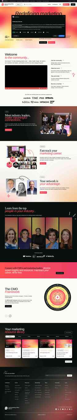 Screenshot www.cmoalliance.com