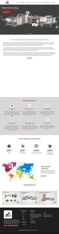 Screenshot www.wovenconversion.com
