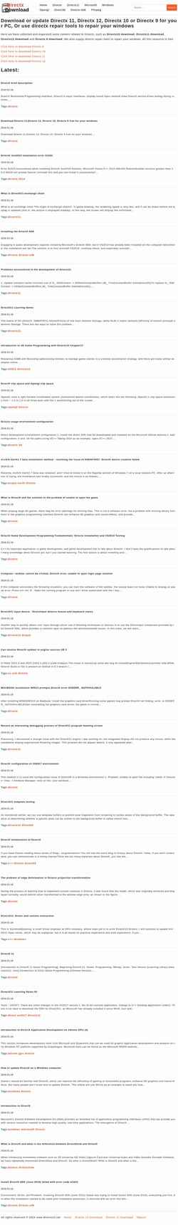 Снимак екрана directx10.net