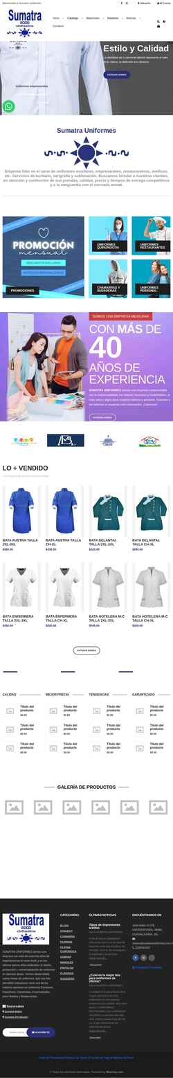 Screenshot sumatrauniformes.com