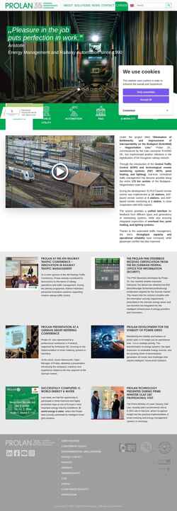 Captura de pantalla www.prolan.hu