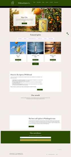 Screenshot wildwoodspiritsco.com