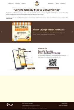 Screenshot otterbarista.com