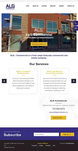 Screenshot algcommercial.com