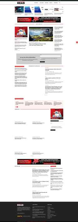Posnetek zaslona readmagazine.com