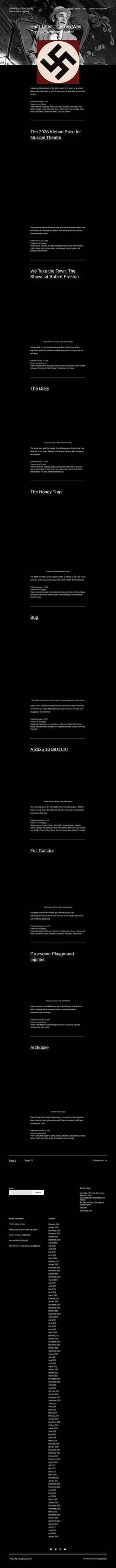 Screenshot theaterscene.org