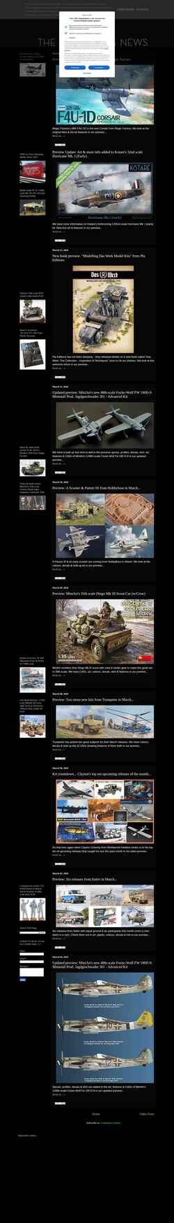 Captura de pantalla www.themodellingnews.com