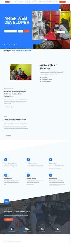 Screenshot ariefwebdeveloper.com