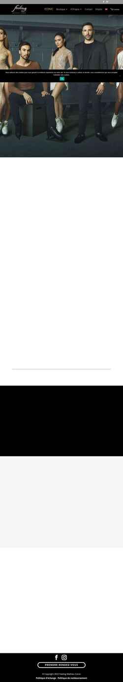 Screenshot feelingmathieucaron.com