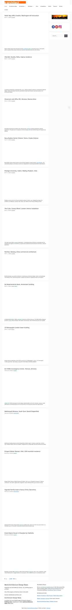 Screenshot www.e-architect.com