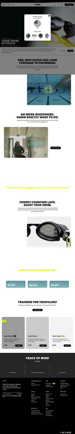 Screenshot uk.formswim.com