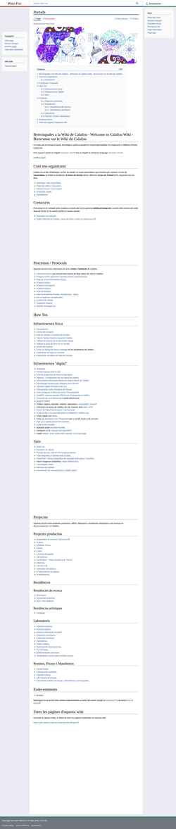 Screenshot wiki.calafou.org