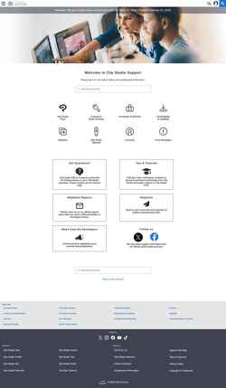 Στιγμιότυπο οθόνης support.clip-studio.com