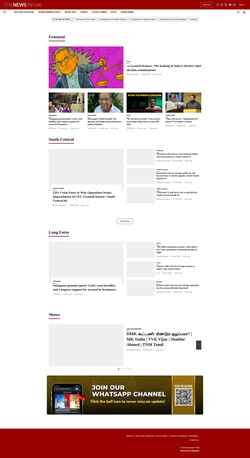 Schermata www.thenewsminute.com