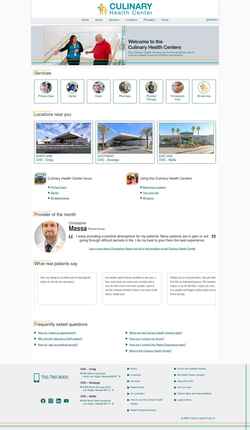 Screenshot www.culinaryhc.com