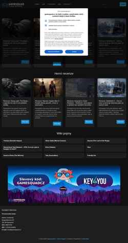 Screenshot gamesquad.cz