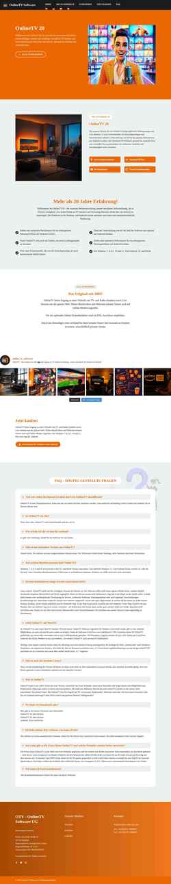 Snímka obrazovky onlinetv-software.com