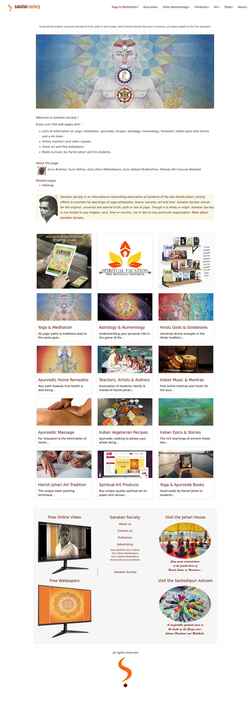 Captura de pantalla sanatansociety.org
