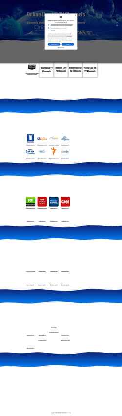 Snimka zaslona arm-tv.com