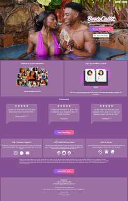 Screenshot www.bootycallz.com