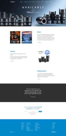 Schermata irixlens.com