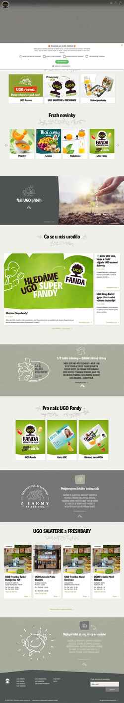 Snímek obrazovky www.ugo.cz