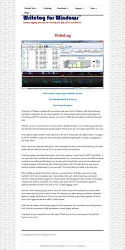 Screenshot writelog.com