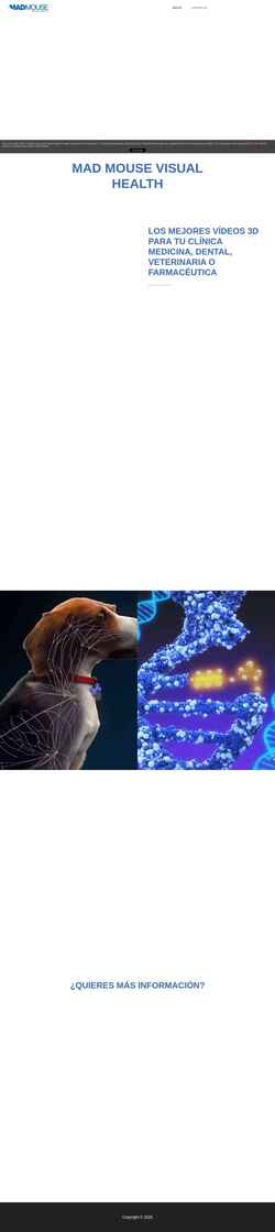 Screenshot visualmedics.madmousestudio.com