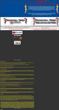Captură de ecran pandorasims.net
