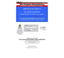 Screenshot thecommondenominator.com