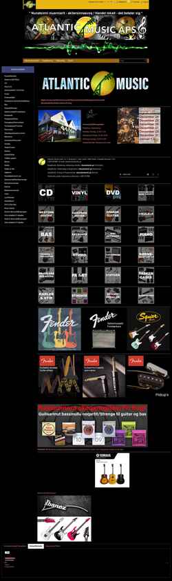 Screenshot atlanticmusicshop.gl