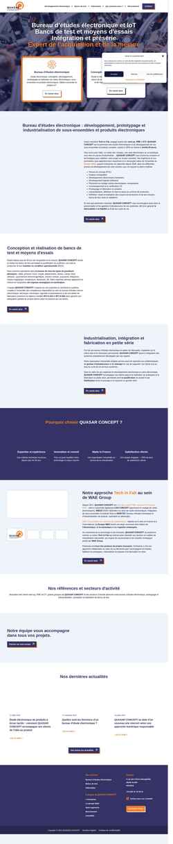 Screenshot quasar-concept.fr